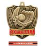 Hasty Awards 2.5" Shield Softball Medals