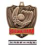 Hasty Awards 2.5" Shield Softball Medals