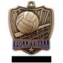 Hasty Awards 2.5" Shield Volleyball Medals