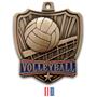 Hasty Awards 2.5" Shield Volleyball Medals
