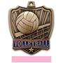 Hasty Awards 2.5" Shield Volleyball Medals