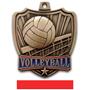 Hasty Awards 2.5" Shield Volleyball Medals