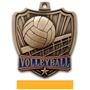 Hasty Awards 2.5" Shield Volleyball Medals