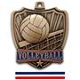 Hasty Awards 2.5" Shield Volleyball Medals