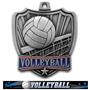Hasty Awards 2.5" Shield Volleyball Medals