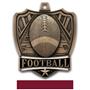 Hasty Awards 2.5" Shield Football Medals