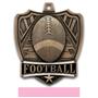 Hasty Awards 2.5" Shield Football Medals