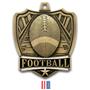 Hasty Awards 2.5" Shield Football Medals