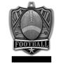 Hasty Awards 2.5" Shield Football Medals