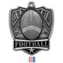 Hasty Awards 2.5" Shield Football Medals