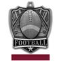 Hasty Awards 2.5" Shield Football Medals