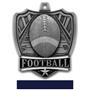 Hasty Awards 2.5" Shield Football Medals