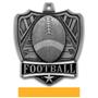 Hasty Awards 2.5" Shield Football Medals