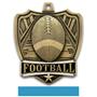 Hasty Awards 2.5" Shield Football Medals