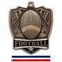 Hasty Awards 2.5" Shield Football Medals