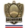 Hasty Awards 2.5" Shield Football Medals