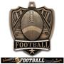 Hasty Awards 2.5" Shield Football Medals