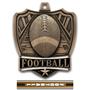 Hasty Awards 2.5" Shield Football Medals