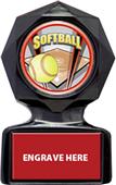 Hasty Awards 5" or 6" Softball Black Ice Trophy Hasty Awards 5" or 6" Softball Black Ice Trophy
