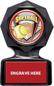 PROSPORT SOFTBALL MYLAR/RED METAL PLATE
