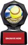 Hasty Awards 5" or 6" Softball Black Ice Trophy