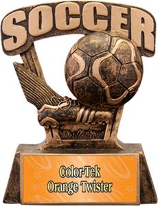 ORANGE COLOR-TEK TWISTER LABEL
