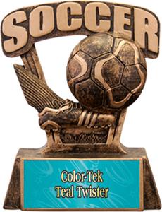 TEAL COLOR-TEK TWISTER LABEL