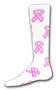 Breast Cancer Awareness Pink Ribbon Socks (1-Pair)
