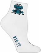 Red Lion Pond Frogs 1/4 Crew Athletic Socks