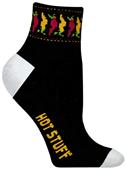 Red Lion Mens Chili Pepper 1/4 Crew Athletic Socks Red Lion Mens Chili Pepper 1/4 Crew Athletic Socks
