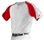 Alleson PROMMJ Full Button Mesh Baseball Jersey