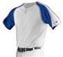 Alleson PROMMJ Full Button Mesh Baseball Jersey