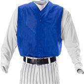Alleson Full Button Mesh Baseball Vests-Closeout
