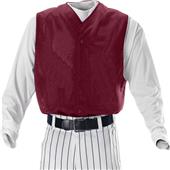 Alleson Youth Full Button Baseball Vests-Closeout Alleson Youth Full Button Baseball Vests-Closeout