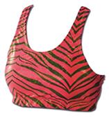 Pizzazz Cheerleaders Zebra Glitter Sports Bras Pizzazz Cheerleaders Zebra Glitter Sports Bras