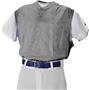 Alleson 524VST Two Button Mesh Baseball Vests