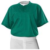 Alleson Two Button Mesh Baseball Jerseys-Closeout