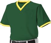 Alleson V-Neck Mesh Baseball Jerseys - Closeout