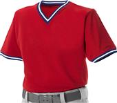 Alleson 500MLJY Youth V-Neck Mesh Baseball Jerseys