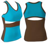 Cheerleaders Panel Top w/ Keyhole Back-Closeout