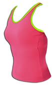 Pizzazz Cheerleaders MVP Racer Back Top-Closeout Pizzazz Cheerleaders MVP Racer Back Top-Closeout
