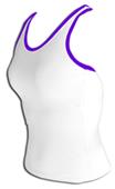 Pizzazz Cheerleaders MVP Racer Back Top-Closeout Pizzazz Cheerleaders MVP Racer Back Top-Closeout