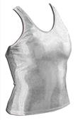 Pizzazz Cheerleaders MVP Metallic Racer Back Top