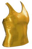 Pizzazz Cheerleaders MVP Metallic Racer Back Top