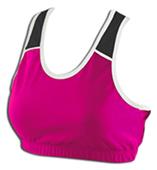 Pizzazz Cheerleaders Tri-Colr Sports Bra Pizzazz Cheerleaders Tri-Colr Sports Bra