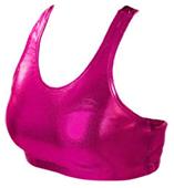 Pizzazz Cheerleaders Metallic Sports Bras Pizzazz Cheerleaders Metallic Sports Bras