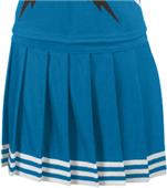 Teamwork Pleated Cheer Skirt with 5 Stripe Trim Teamwork Pleated Cheer Skirt with 5 Stripe Trim