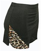 Cheerleaders Animal Print Skirt w/ Boys Cut Briefs