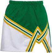 Teamwork 2 Color A-line Cheer Skirt with Trim Teamwork 2 Color A-line Cheer Skirt with Trim