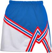 Teamwork 2 Color A-line Cheer Skirt with Trim Teamwork 2 Color A-line Cheer Skirt with Trim